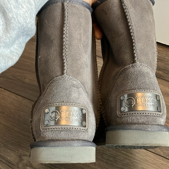 Australia Luxe Collective Cosy Short Grey Boots - Picture 13 of 14